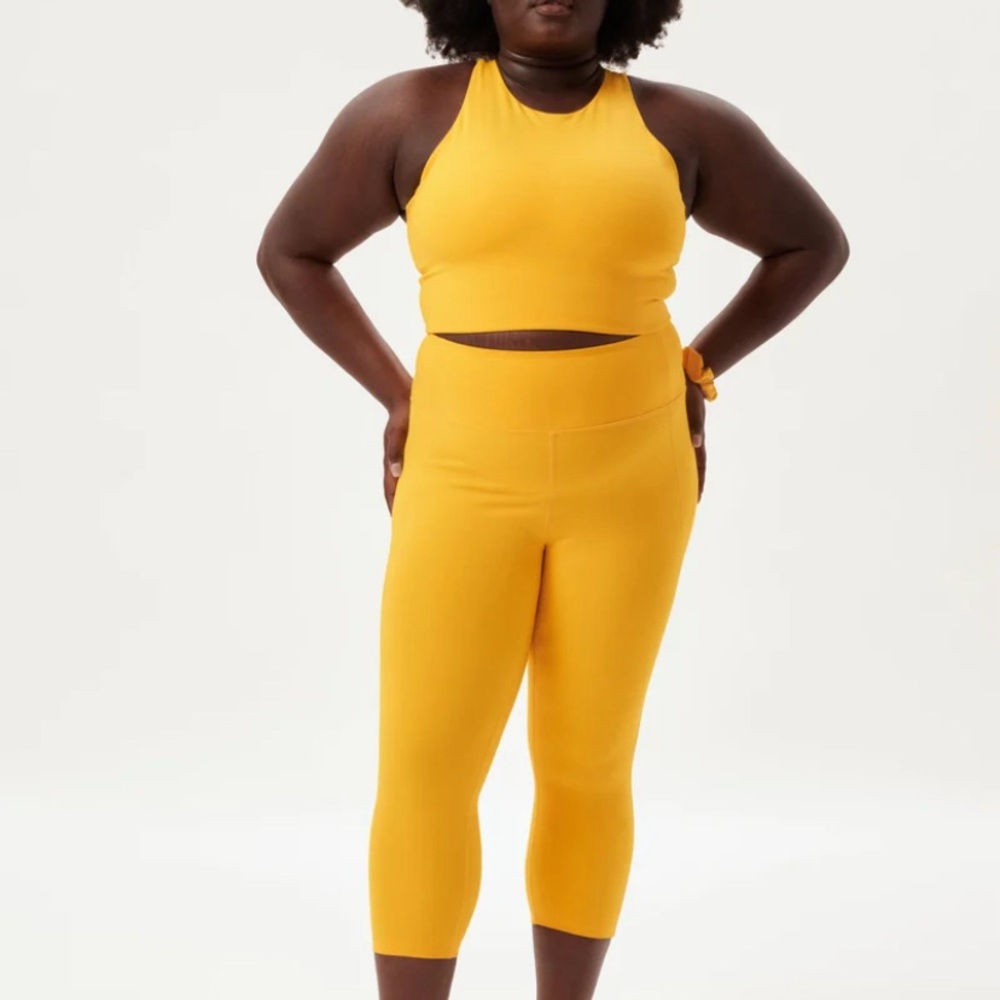 Girlfriend Collective Yellow Leggings